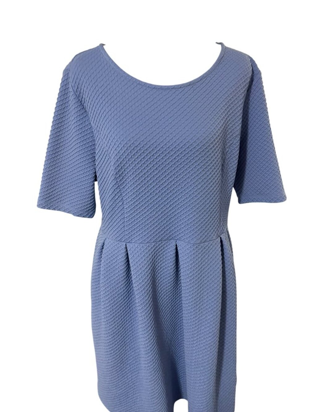 APT.9 Periwinkle Textured Fit & Flare Dress XL